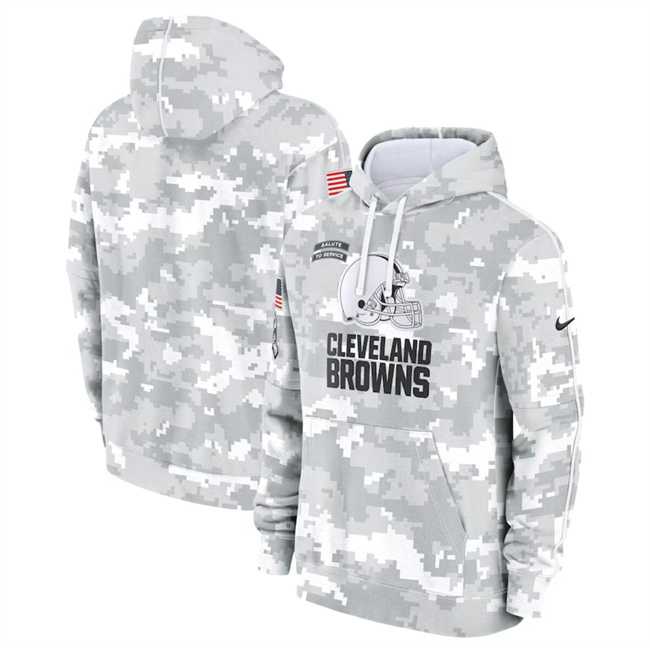 Men's Cleveland Browns 2024 Arctic Camo Salute To Service Club Fleece Pullover Hoodie,We sell and wholesale Men's Cleveland Browns 2024 Arctic Camo Salute To Service Club Fleece Pullover Hoodie on line form chian!